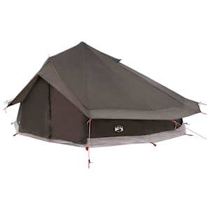 Tipi stan Hnědošedý 800 x 800 x 430 cm Polyester a ocel - obrázek 3