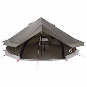 Tipi stan Hnědošedý 800 x 800 x 430 cm Polyester a ocel - obrázek 4