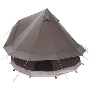 Tipi stan se střechou Hnědošedý 250 x 250 cm Polyester a ocel - obrázek 5