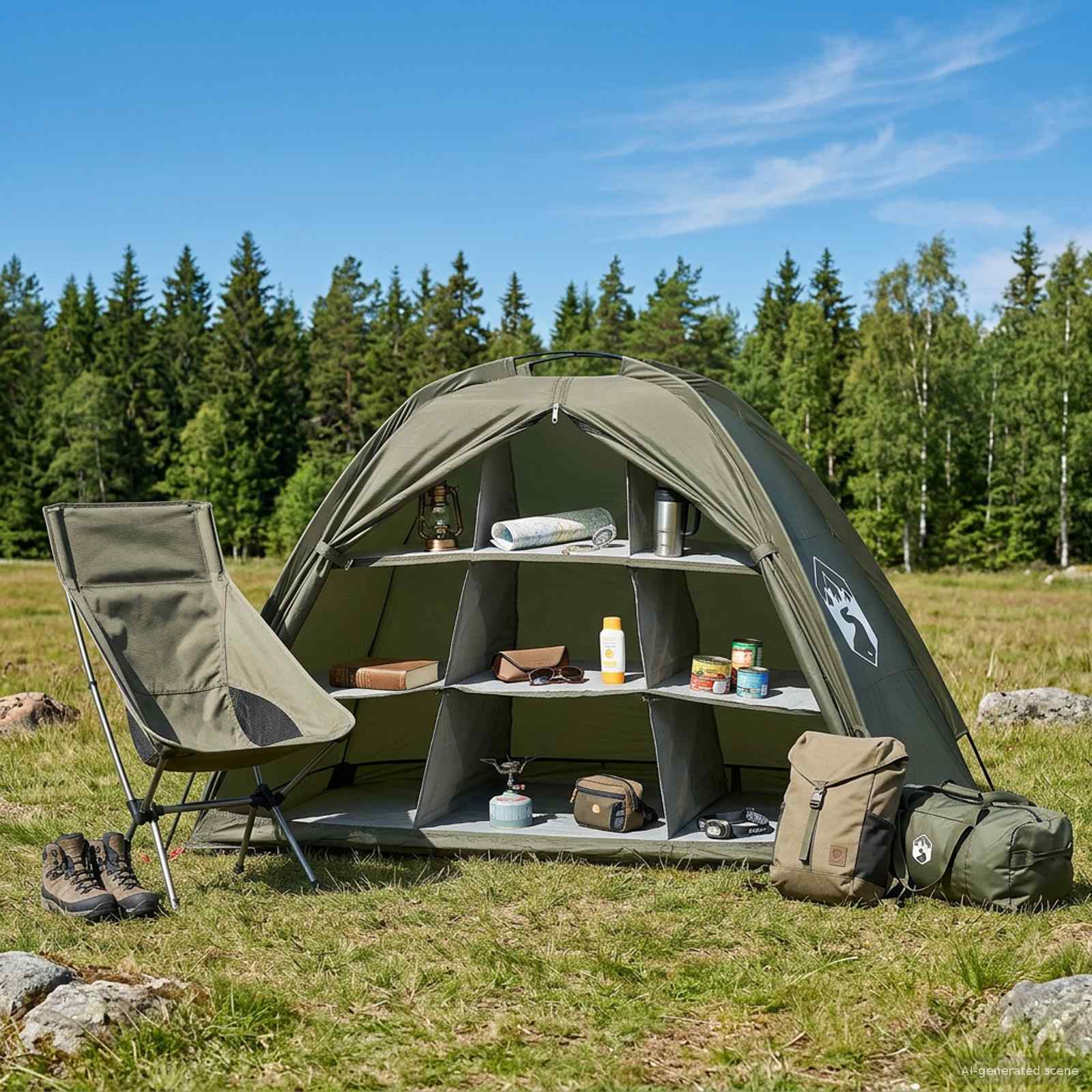 vidaXL Cort pentru depozitare Verde măsliniu 120 x 50 x 70 cm