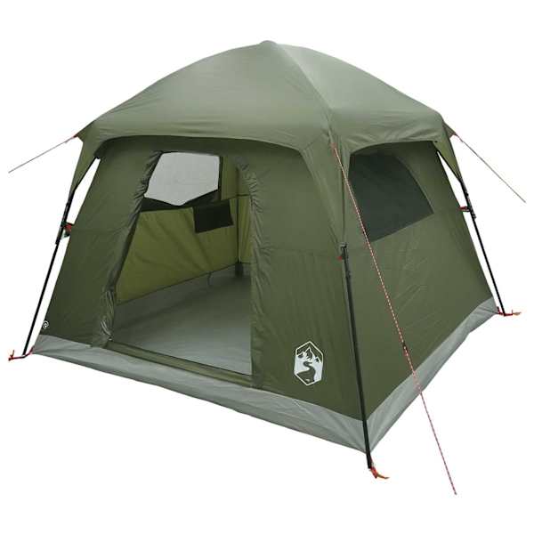 vidaXL Kabintelk Oliiviroheline 244 x 213 x 183 cm Pol&uuml;ester ja teras