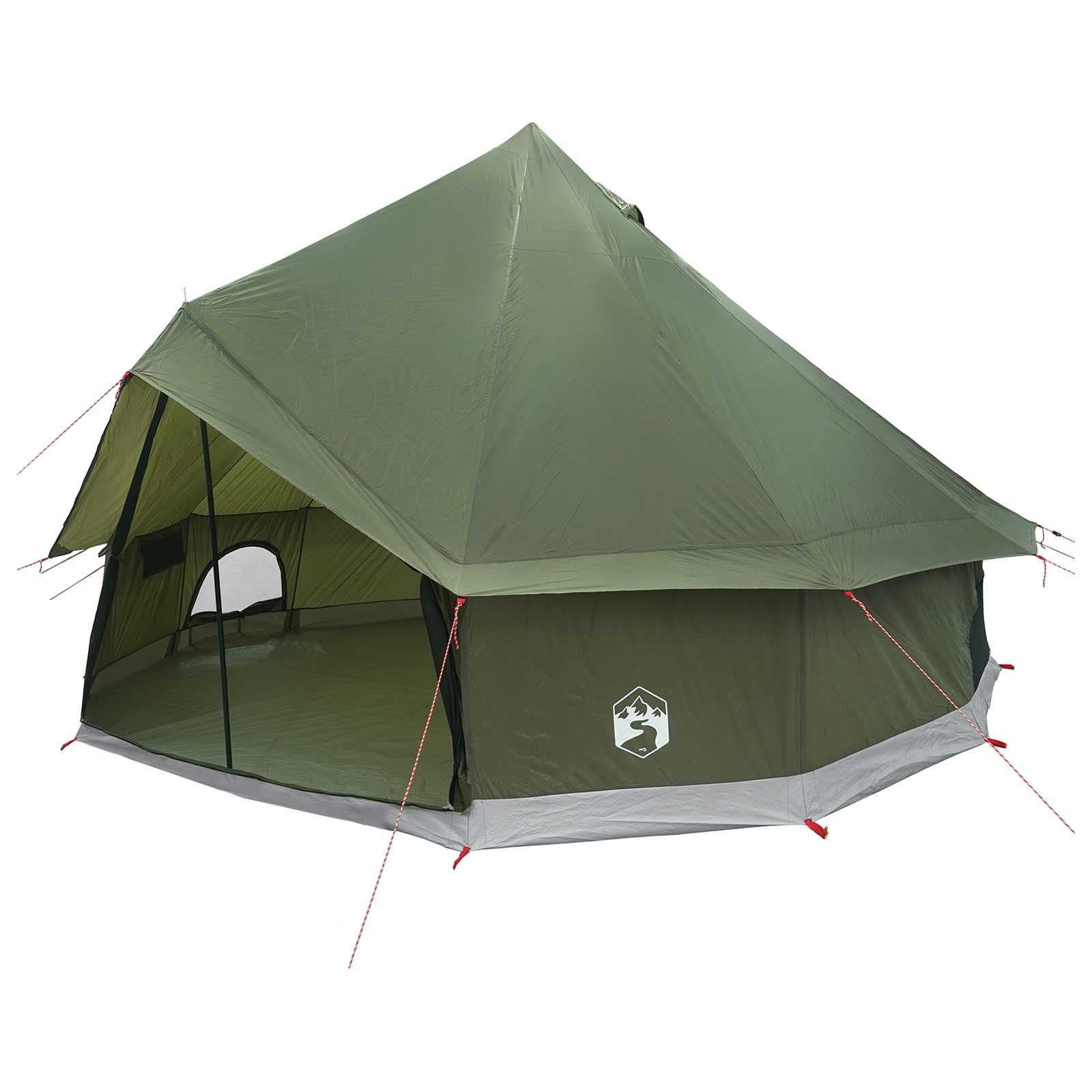 Tipi-teltta katolla Oliivinvihreä 300 x 300 x 200 cm - Image 2