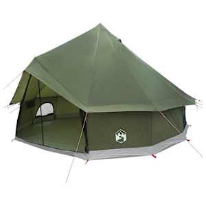 Tipi stan Olivově zelená 300 x 300 x 200 cm Polyester a ocel - obrázek 2