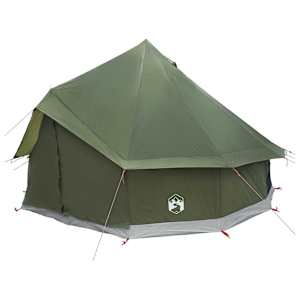 Tipi stan Olivově zelená 300 x 300 x 200 cm Polyester a ocel - obrázek 3