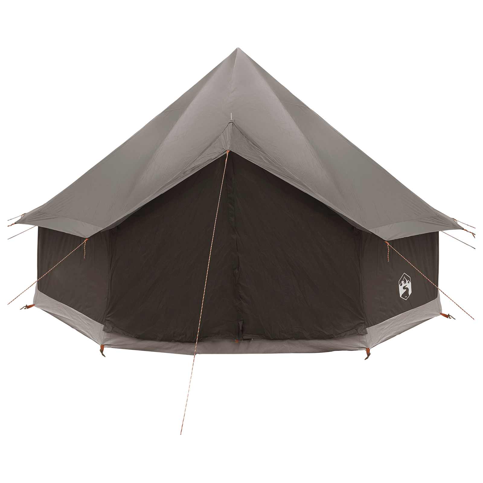 Tipi-teltta katolla Ruskea Harmaa 300 x 300 x 200 cm - Image 5