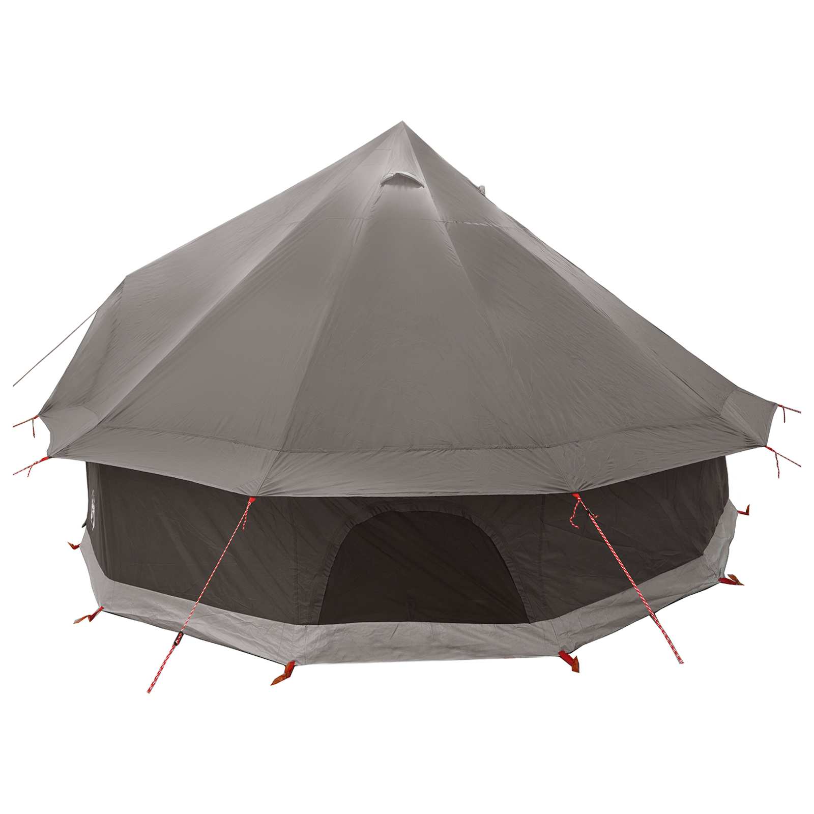 Tipi-teltta katolla Ruskea Harmaa 300 x 300 x 200 cm - Image 6