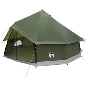 Tipi stan 8místný Olivově zelená Polyester a ocel - obrázek 2