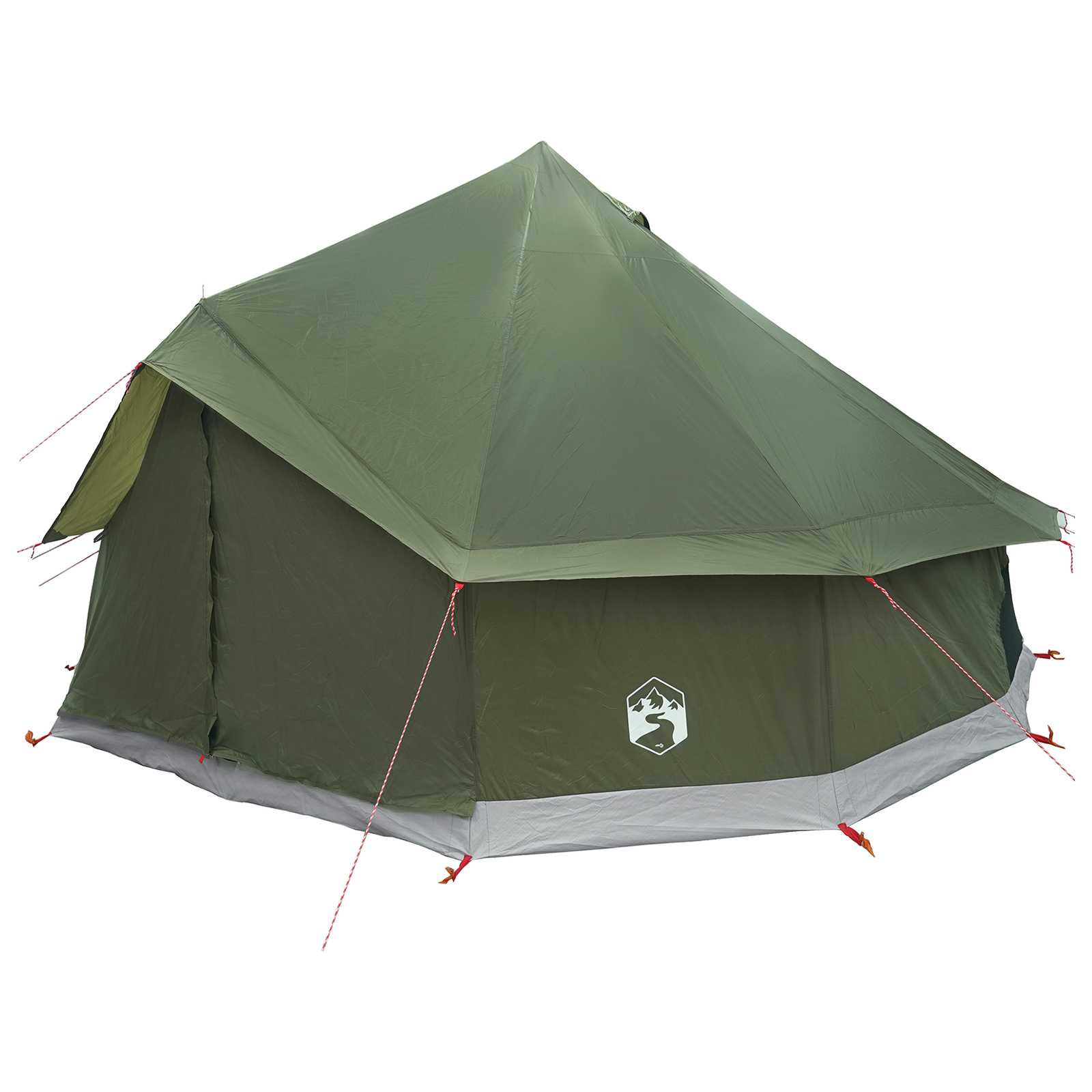 Tipi-teltta katolla Oliivinvihreä 400 x 400 x 250 cm - Image 3