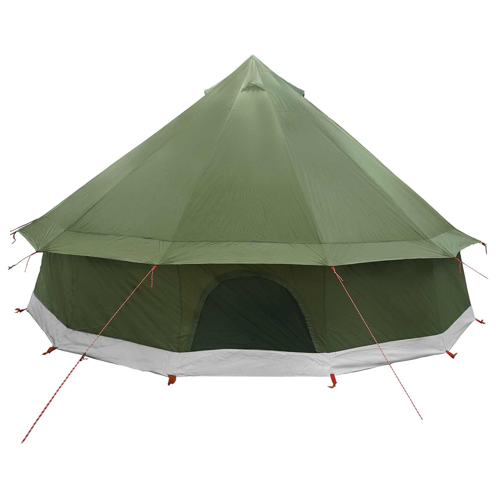 Tipi-teltta katolla Oliivinvihreä 400 x 400 x 250 cm - Image 7