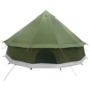 Tipi stan 8místný Olivově zelená Polyester a ocel - obrázek 7