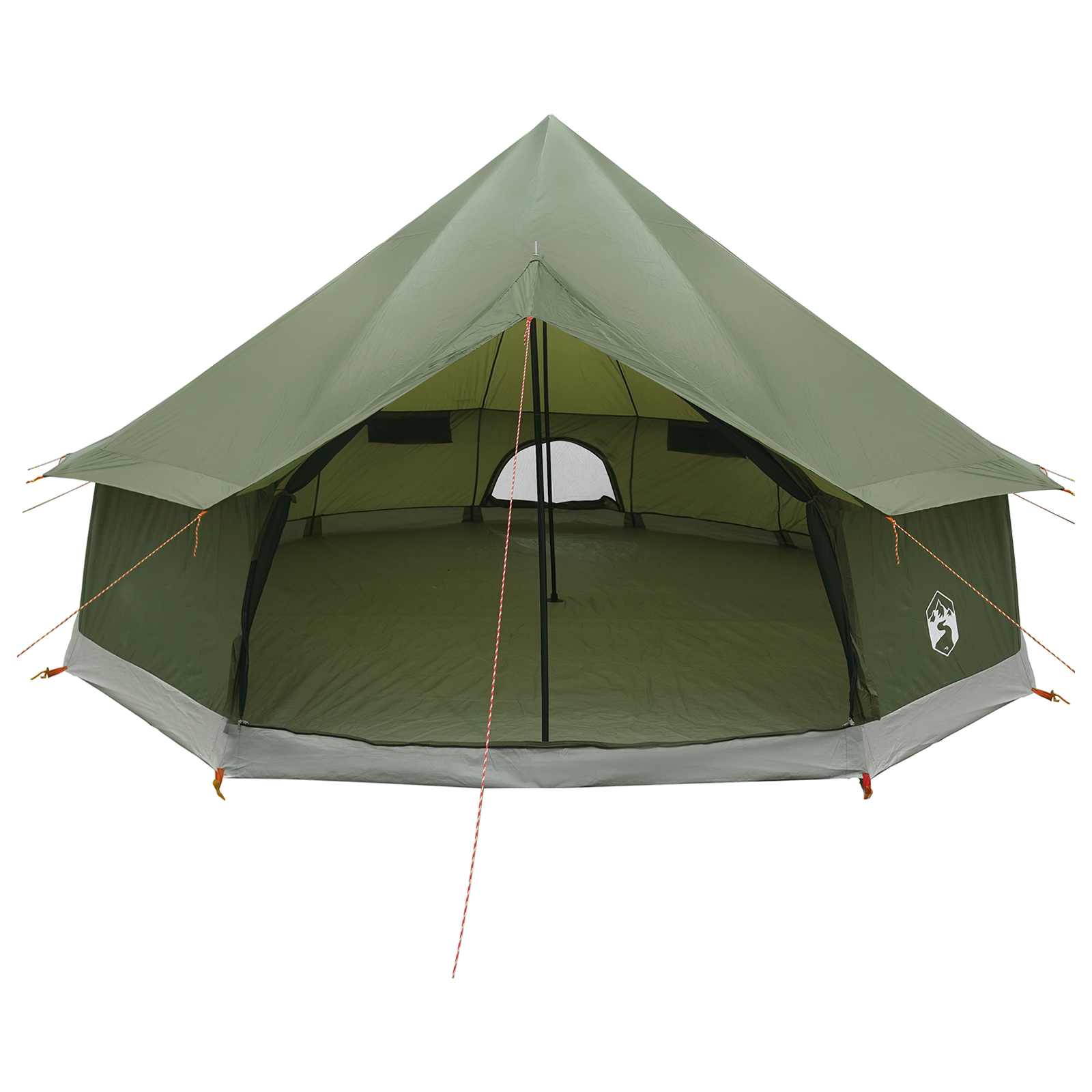 Tipi-teltta katolla Oliivinvihreä 400 x 400 x 250 cm - Image 4