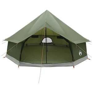 Tipi stan 8místný Olivově zelená Polyester a ocel - obrázek 4