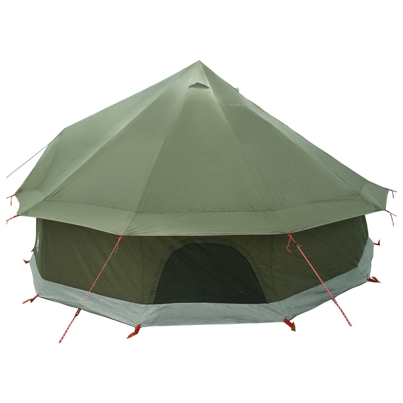 Tipi-teltta katolla Oliivinvihreä 400 x 400 x 250 cm - Image 6