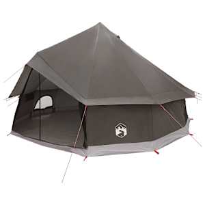 Tipi stan Hnědošedý 400 x 400 x 250 cm Polyester a ocel - obrázek 2