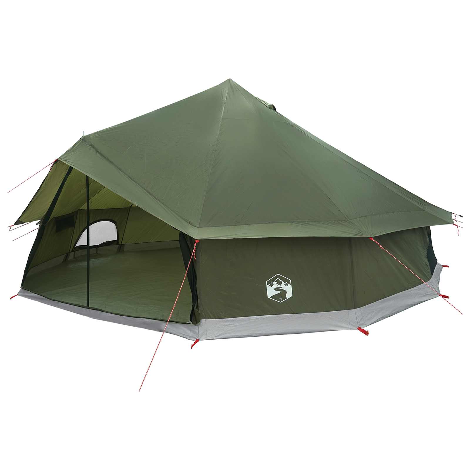 Tipi-teltta katolla Oliivinvihreä 600 x 600 x 350 cm - Image 2