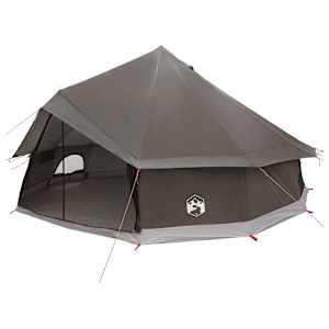 Tipi stan Hnědošedý 600 x 600 x 350 cm Polyester a ocel - obrázek 2