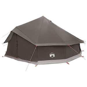 Tipi stan Hnědošedý 600 x 600 x 350 cm Polyester a ocel - obrázek 3