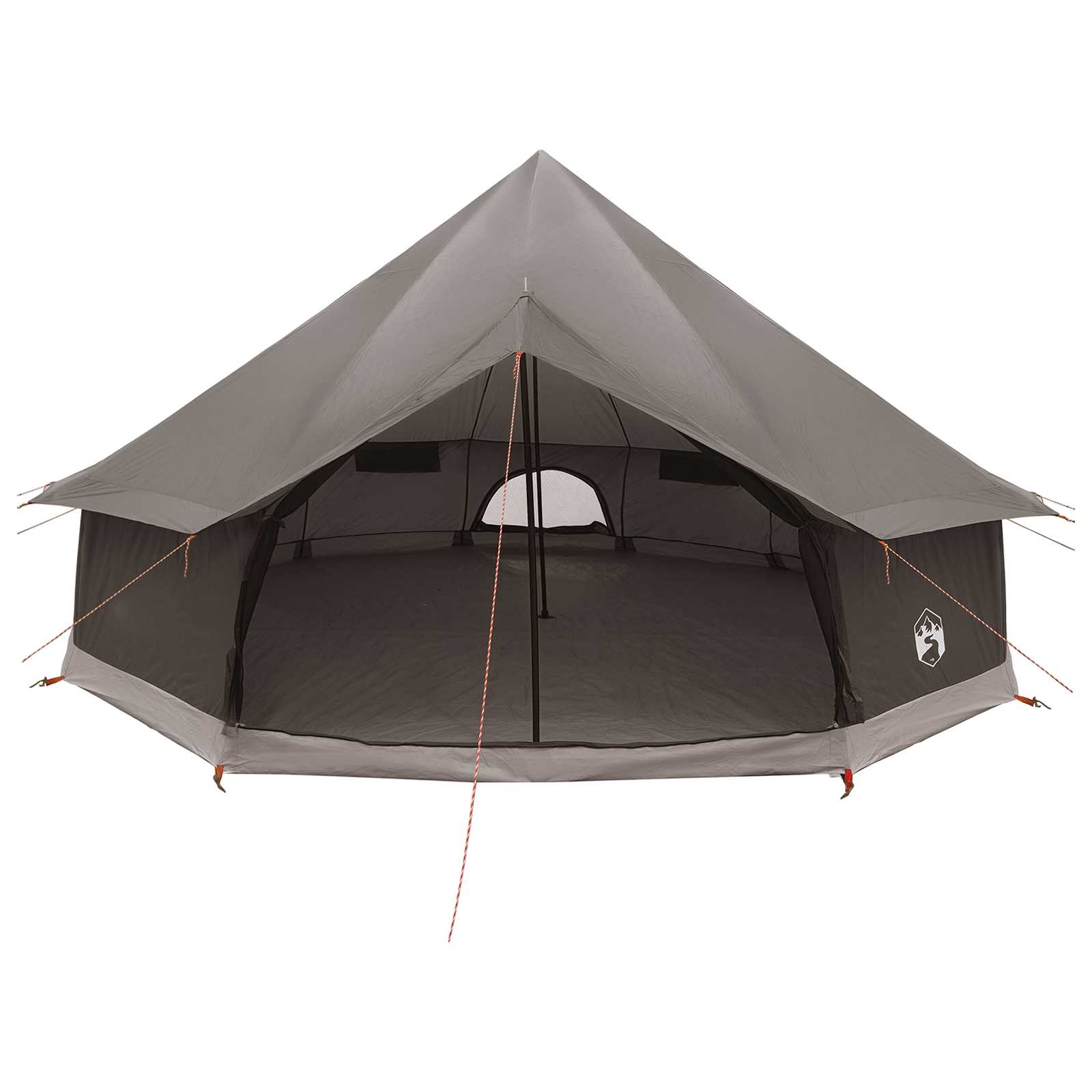 Tipi-teltta katolla Ruskea Harmaa 600 x 600 x 350 cm - Image 4