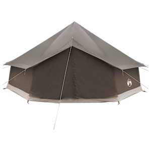 Tipi stan Hnědošedý 600 x 600 x 350 cm Polyester a ocel - obrázek 5