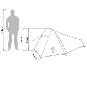 Tunelový stan Olivově zelená 215 x 100 x 90 cm Polyester a ocel - obrázek 14