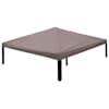 vidaXL Gazebo Kate Pruunikashall 300 x 300 cm Pol&uuml;ester ja teras