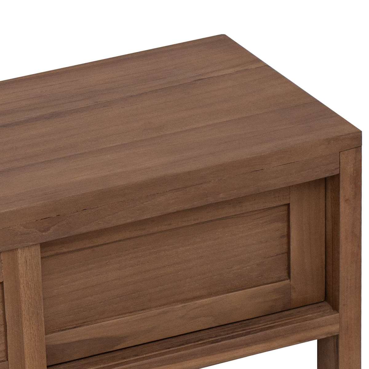 TV-skab 110 x 30 x 30 cm Massiv Teaktræ Naturfarvet - Billede 6