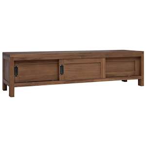 TV omarica 110 x 30 x 30 cm Trden tikov les Naravna