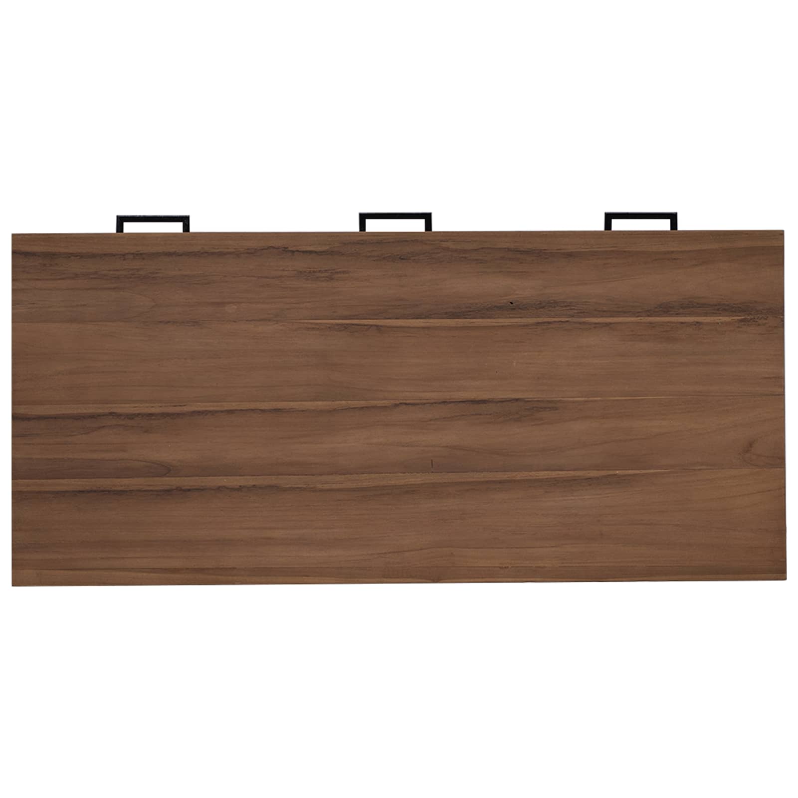 Bureau met lades Naturel Massief Teakhout 110 x 50 x 75 cm image 5
