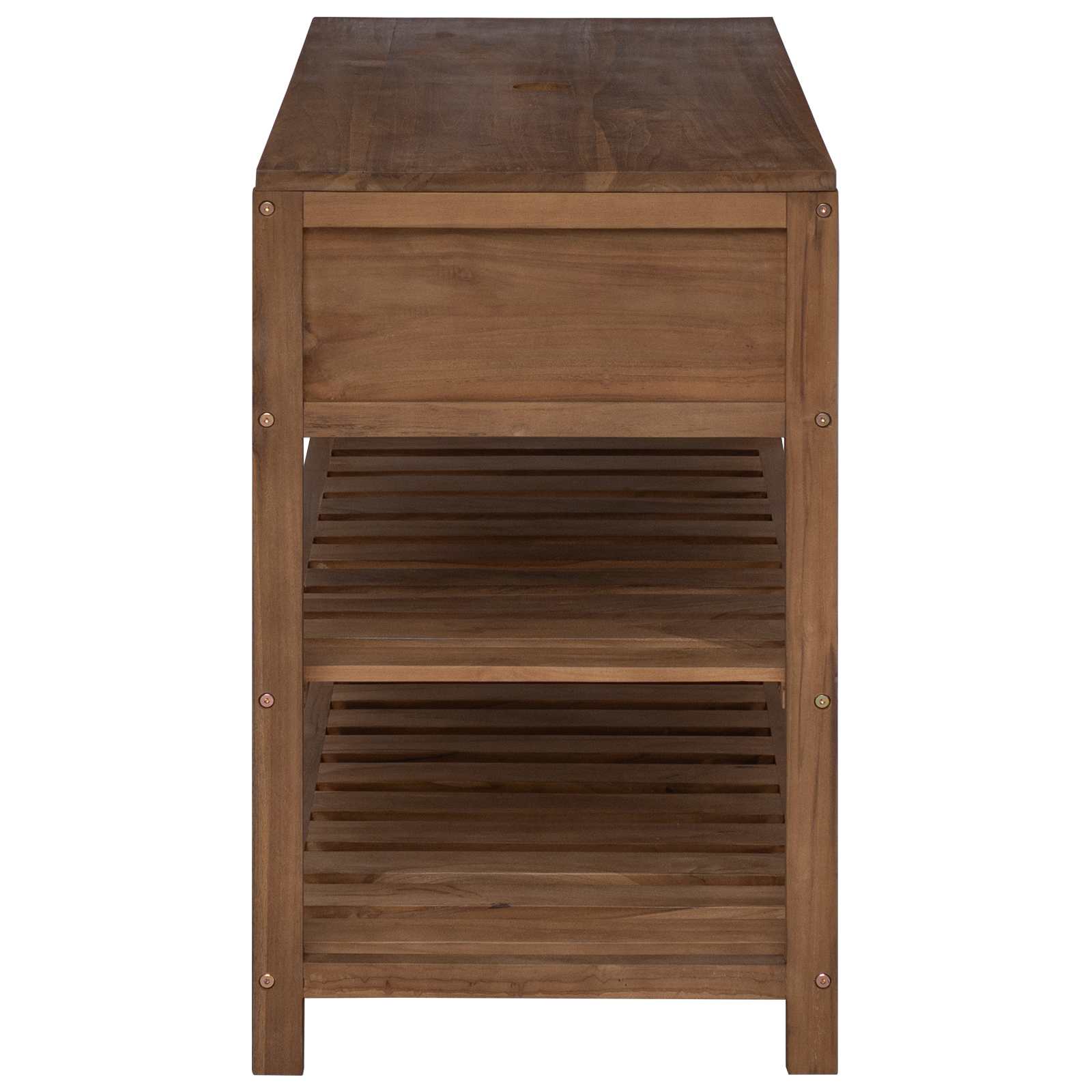Badkamerkast Naturel 90 x 45 x 75 cm Massief Teakhout image 4