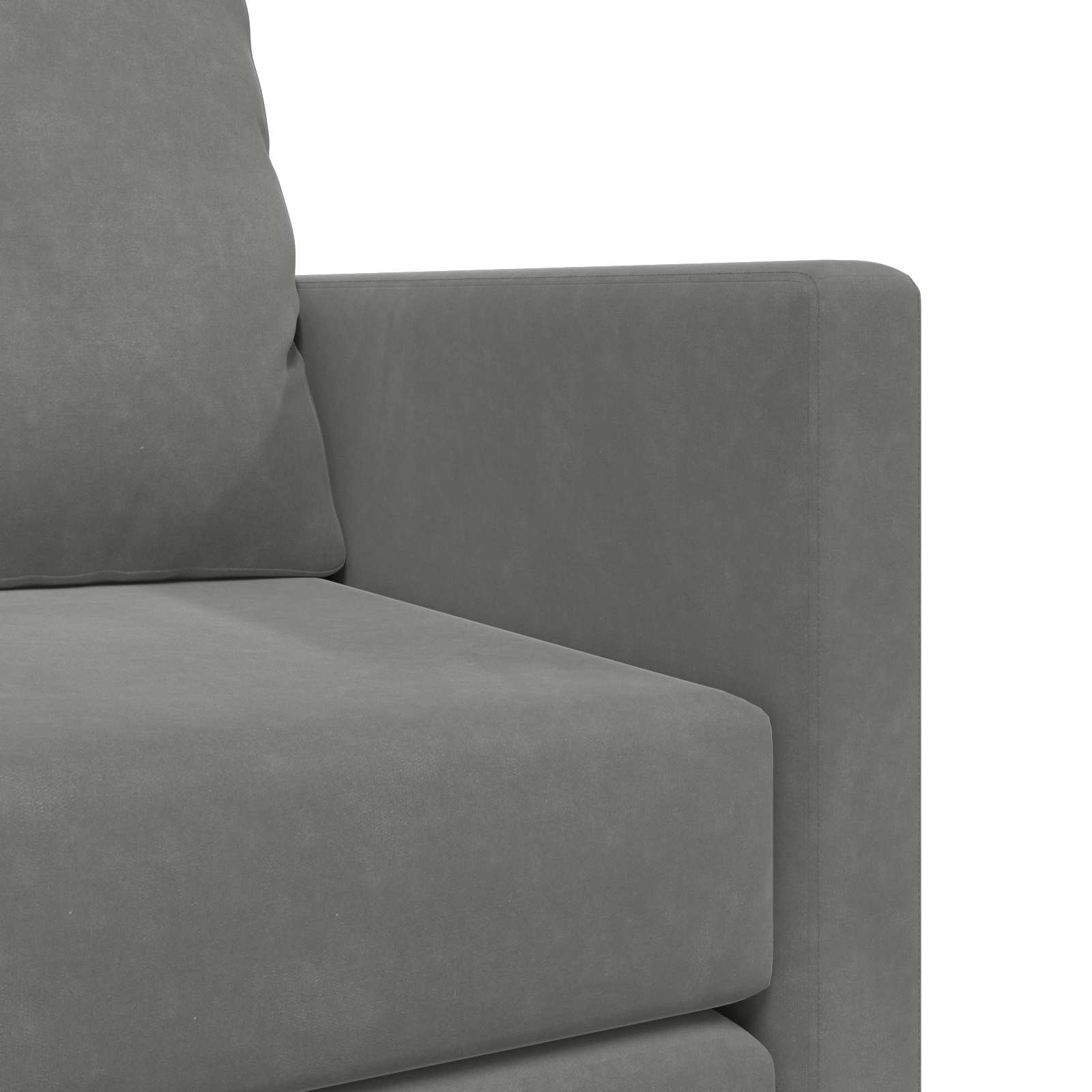 Folding Sofa Bed Dark Grey 122 x 70 x 60 cm Velvet - Image 8