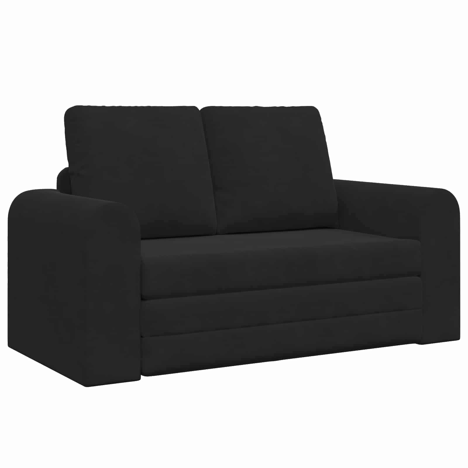 Thumbnail - vidaXL Klappsofa Bett Schwarz 148 x 71 x 83 cm Samt