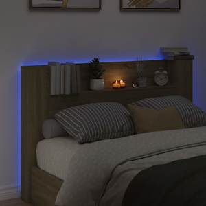 Čelo postele s LED s policí s čelo Sonoma 160 x 16,5 x 103,5 cm - obrázek 4