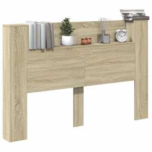 Čelo postele s LED s policí s čelo Sonoma 160 x 16,5 x 103,5 cm - obrázek 3