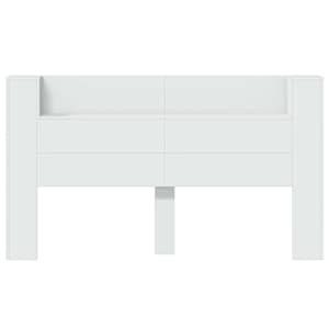 Čelo postele s LED Bílý 180 x 16,5 x 103,5 cm kompozitní dřevo - obrázek 5