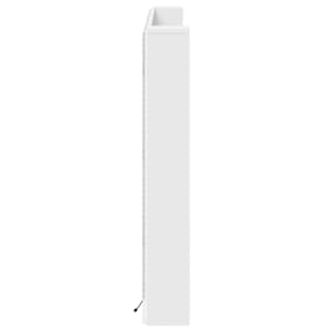 Čelo postele s LED Bílý 180 x 16,5 x 103,5 cm kompozitní dřevo - obrázek 6