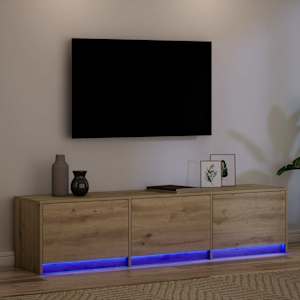 Televizní skříň Artisanový dub kompozitní dřevo - obrázek 5