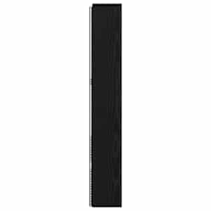Čelo postele s LED s policí Černý Dub 140 x 16,5 x 103,5 cm - obrázek 6