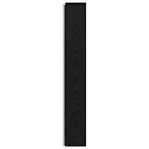 Čelo postele s LED s policí Černý Dub 160 x 16,5 x 103,5 cm - obrázek 6