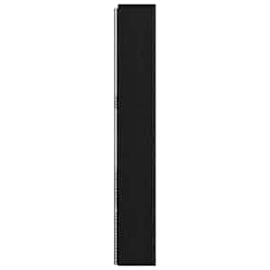 Čelo postele s LED s policí Černý Dub 180 x 16,5 x 103,5 cm - obrázek 6