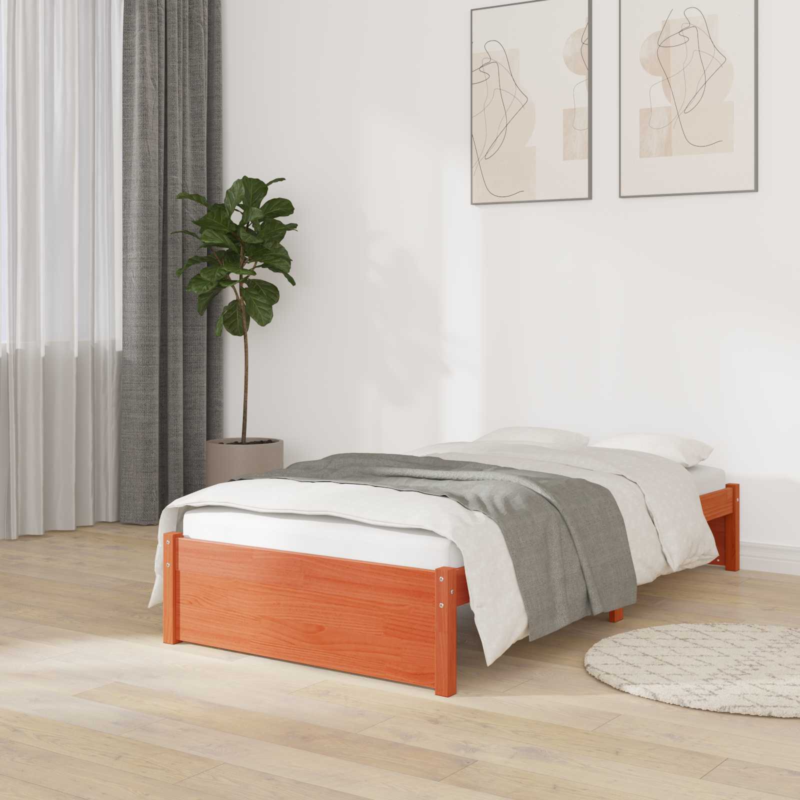 Bedframe Massief dennenhout image 1