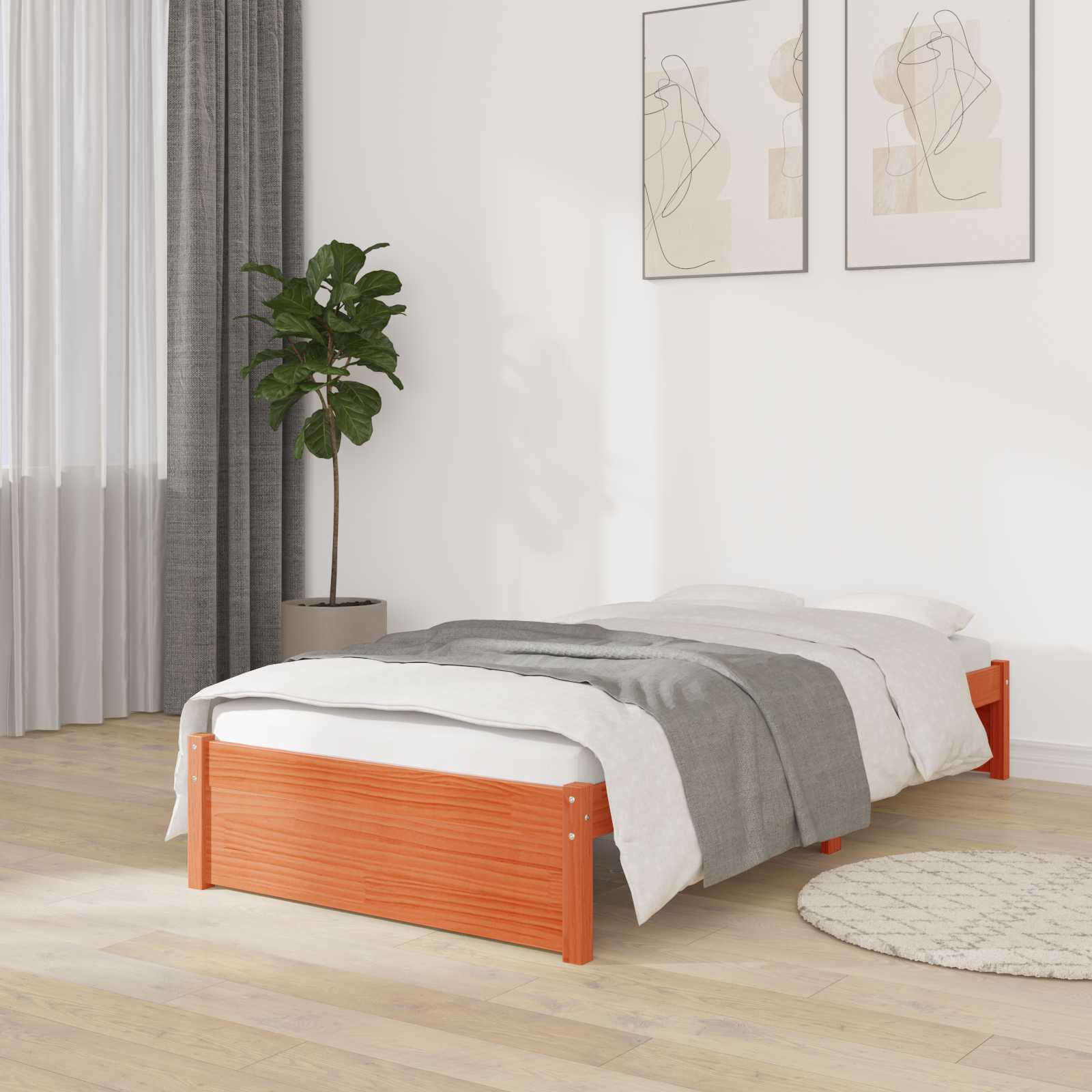 Bedframe Massief dennenhout image 1