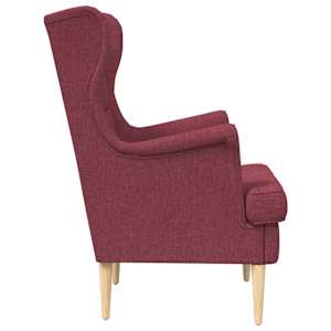 křeslo Víno Červené textil - obrázek 5