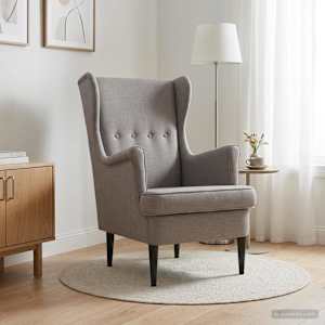 křeslo Taupe Textil - obrázek 3