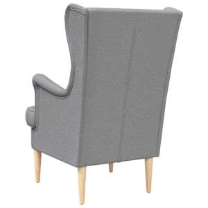 křeslo Světle šedá Textil - obrázek 6