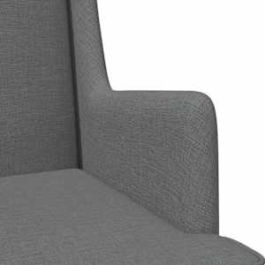 křeslo Tmavě šedá Textil - obrázek 7