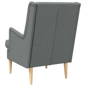 křeslo Tmavě šedá Textil - obrázek 6