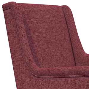 křeslo Víno Červené Textil - obrázek 8