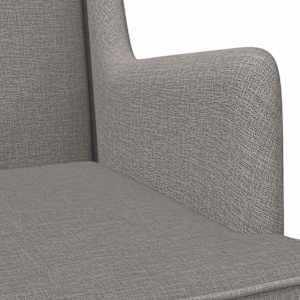 Houpací křeslo Taupe 62 x 80 x 85 cm textil - obrázek 7