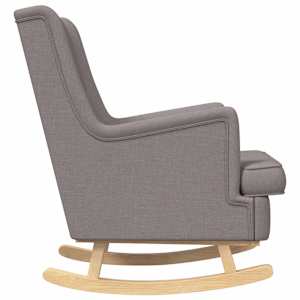 Houpací křeslo Taupe 62 x 80 x 85 cm textil - obrázek 5