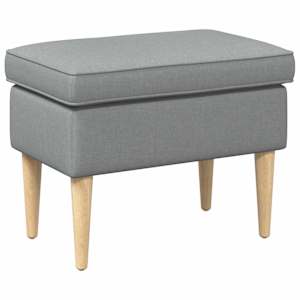 vidaXL Jala ottoman Helehall 55 x 35 x 41 cm Pol&uuml;ester